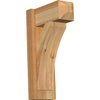 Ekena Millwork Thorton Craftsman Rough Sawn Outlooker, Western Red Cedar, 6"W x 12"D x 20"H OUT06X12X20THR04RWR